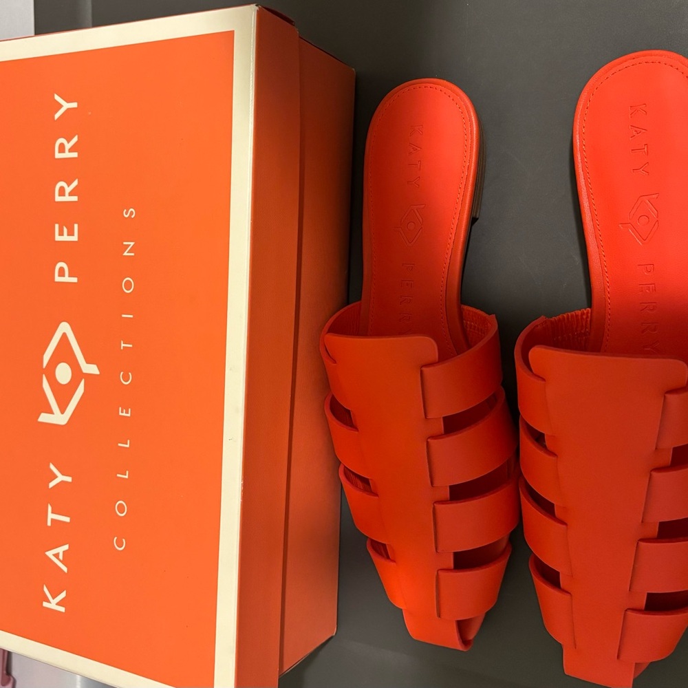 Katy Perry Collections Bold Orange Sandals
